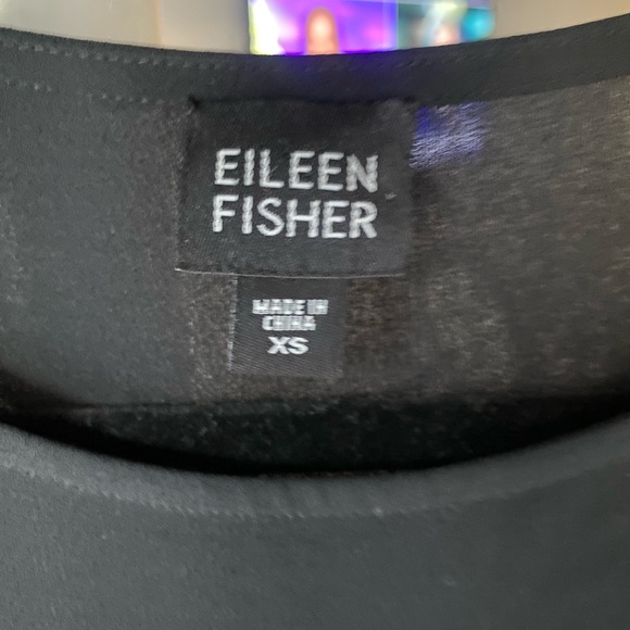 Eileen Fisher, 100% silk, black tank maxi dress - Picture 2 of 5